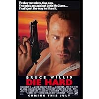 Die Hard Poster Movie 27x40 Bruce Willis Bonnie Bedelia Alan Rickman