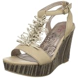 51YW3RRMC6L. SL160  Jellypop Womens Teddi T Strap Wedge