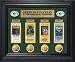 NFL Green Bay Packers Green Bay Packers Super Bowl Ticket and Game Coin Collectible Frame