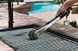 GrillScrubber , the barbecue grill scrub brush with replaceable stainless steel scouring pads.