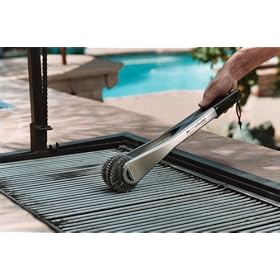 GrillScrubber , the barbecue grill scrub brush with replaceable stainless steel scouring... by 