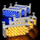 132 LED Emergency Warning Flashing Strobe Lights with 3 Mode Controller - Amber &... by HK5