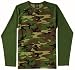 Long Sleeve Raglan Sleeve City Camo T-shirt