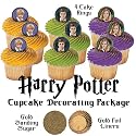 Harry Potter Cakes, Cupcakes - Do-It-Yourself Decorating Package 9 - 34 Pieces Total