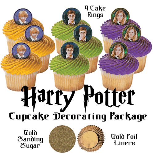 Harry Potter Cakes, Cupcakes - Do-It-Yourself Decorating Package 9 SAVE $0.99 by Wilton, Decopac, Lucks