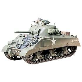 U.S. Medium Tank M4 Sherman (Early Production) - 1:35 Scale Military - Tamiya