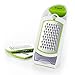 Indy Chef Cheese Grater with Container and 3 Interchangeable Stainless Steel Blades
