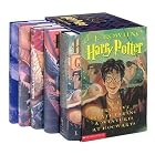 Harry Potter Hardcover Boxed Set with Leather Bookmark (Books 1-5) by  J. K. Rowling and Mary GrandPr�