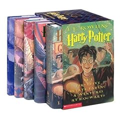 Harry Potter Hardcover Boxed Set with Leather Bookmark (Books 1-5)