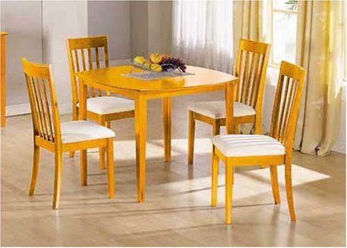 Maple 5 Piece Dinette Set By Acme Furniture