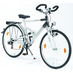 Texo Damen Fahrrad Trekking Fully, 21-Gang Shimano Kettenschaltung, Reifengr��e: 28 Zoll (71,1 cm)