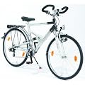 Texo Damen Fahrrad Trekking Fully, 21-Gang Shimano Kettenschaltung, Reifengr��e: 28 Zoll (71,1 cm)