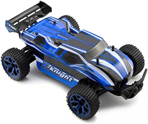 Queenla 1:18 RC Remote Control 2.4GHz 20KM/H X-knight Car(Color:Blue)