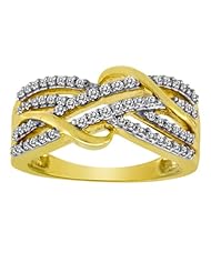10k Yellow Gold Diamond Ring (1/3 cttw, H-I Color, I1-I2 Clarity)