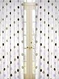 Purple and Brown Mod Dots Window Treatment Panels by Sweet Jojo Designs -Set of 2