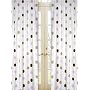 Purple and Brown Mod Dots Window Treatment Panels -Set of 2