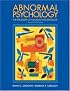 Abnormal Psychology: The Problem of Maladaptive Behavior (11th Edition)