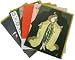 3 pack of 6 Assorted Erte 1920s 1930s Art Deco Fancy Greeting Cards (Blank inside) (Set #1)