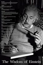 Albert Einstein Words Of Wisdom Quotes E=Mc2 Art Poster Print - 24" X 36"