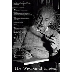 The Wisdom of Einstein People Poster Print, 23x35