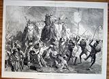 Prince Wales India Jeypore War Dance Nagas 1876 Print war dance
