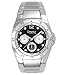 Caravelle by Bulova Men's 43C29 Stainless Steel Bracelet Black Dial Watch