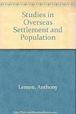 Studies in overseas settlement and population