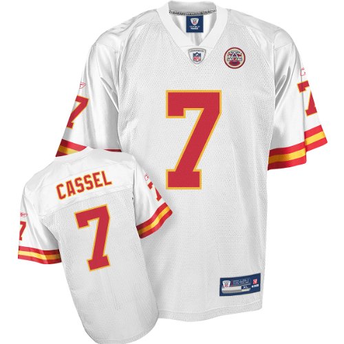 Reebok Kansas City Chiefs Matt Cassel Replica White Jersey XX Large