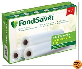 FoodSaver T010-00150-001 3 pack 11" x 18' Roll