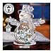 Thomas Kinkade White Christmas Animated Crystal Snowman