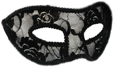 Melody Mardi Gras Masquerade Women Masquerade Lace Mask Party Costume Christmas Halloween Mask Black