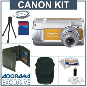 Click here to buy Canon Powershot A470 Digital Orange Camera Kit, with 2 GB SD Memory Card, Deluxe Carry... by Canon.