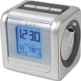 GPX CR3806PD Projection Display Clock Radio with AM/FM Radio and Dual Alarms