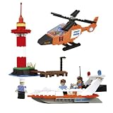 Best-Lock Construction Toys 330pc Coast Guard and Lighthouse