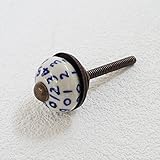 落ち着いたブルーカラーが和の雰囲気にピッタリ。セラミックノブA 91250043