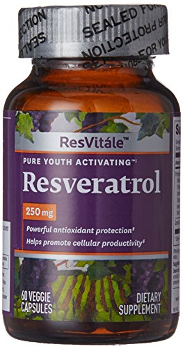 ResVitale Resveratrol (250 mg) 60 Veggie Capsules ResVitale Resveratrol (250 mg) 60 Veggie Capsules
