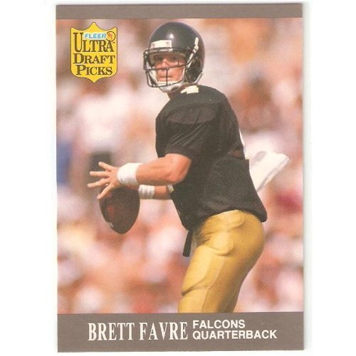 1991 Fleer Ultra #283 - Brett Favre (RC) Green Bay Packers - Football Rookie Card - Draft Pick NFL Football Trading Card
