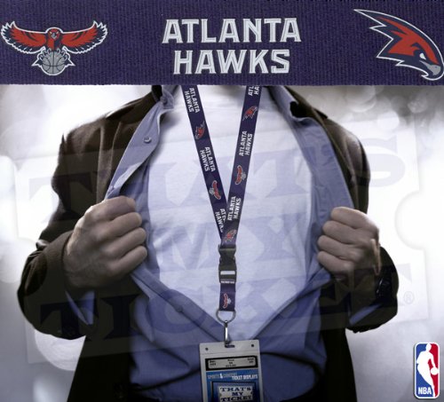 Atlanta Hawks NBA Lanyard with Ticket Holder- Blue