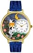 Whimsical Watches Unisex Cats Night Out Gold Watch G0120009