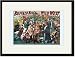 Black Framed/Matted Print 17x23, Buffalo Bill: The Maze