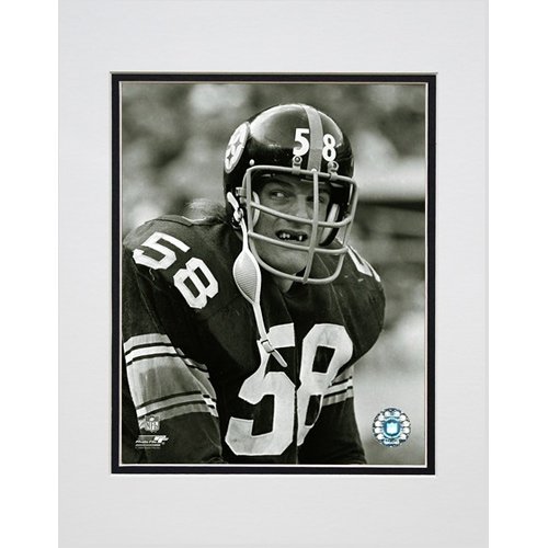Photo File Pittsburgh Steelers Jack Lambert 1974 Action Matted Photo