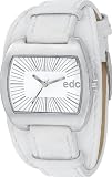 edc by Esprit Damen - Armbanduhr Rocky Belt weiss Analog Quarz