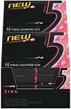 Wrigleys Five Zing Sugarfree Gum, 15-Piece Packages (Pack of 20)