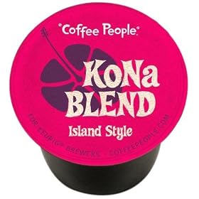 Coffee People Kona Blend, Extra Bold K-Cups for Keurig Brewers (Pack of 50) [Amazon Frustration-Free Packaging]