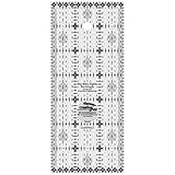 Creative Grids Ruler Itty Bitty Eights 3"x7" Rectangle Ruler Use on Dark and Light Fabrics Great for Miniature Quilts