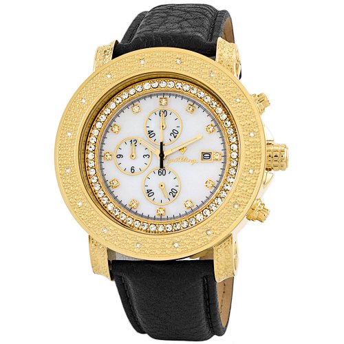 JBW Men’s JB6114LF “Melbourne” Chronograph MotherOfPearl Dial