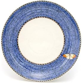Wedgwood Sarahs Garden Breakfast Saucers Blue (Set of 6)