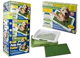PUPPY POTTY PAD TRAINER PET DOG MAT EASY TRAINING TRAY INDOOR TOILET ASTRO TURF