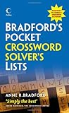 Bradford's pocket crossword solver's lists