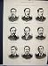 1876 Universities Boat Race Oxford Crew Old Portraits